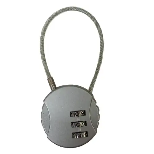 מנעול קומבינציה קטן עם חוט