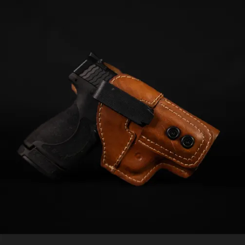 נרתיק עור פנימי לאקדח S&W Shield Plus מבית MOR SINAI GEAR