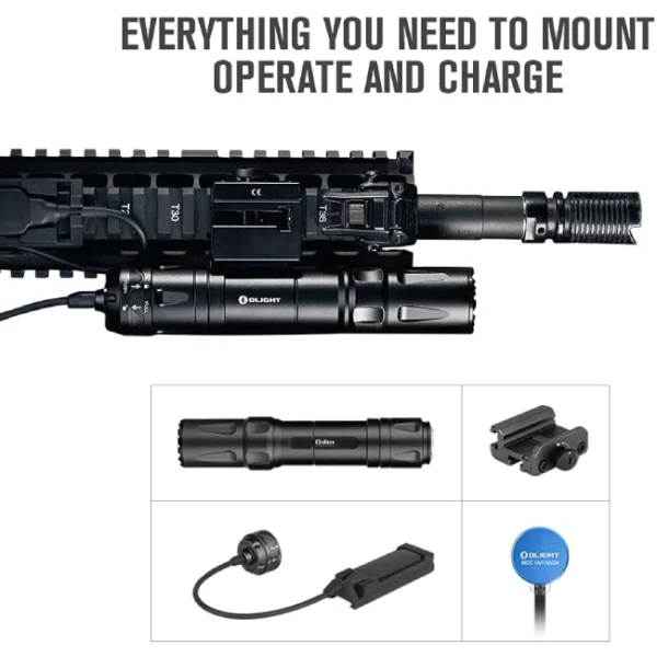פנס טקטי לנשק ארוך Olight Odin 2000 Lumens
