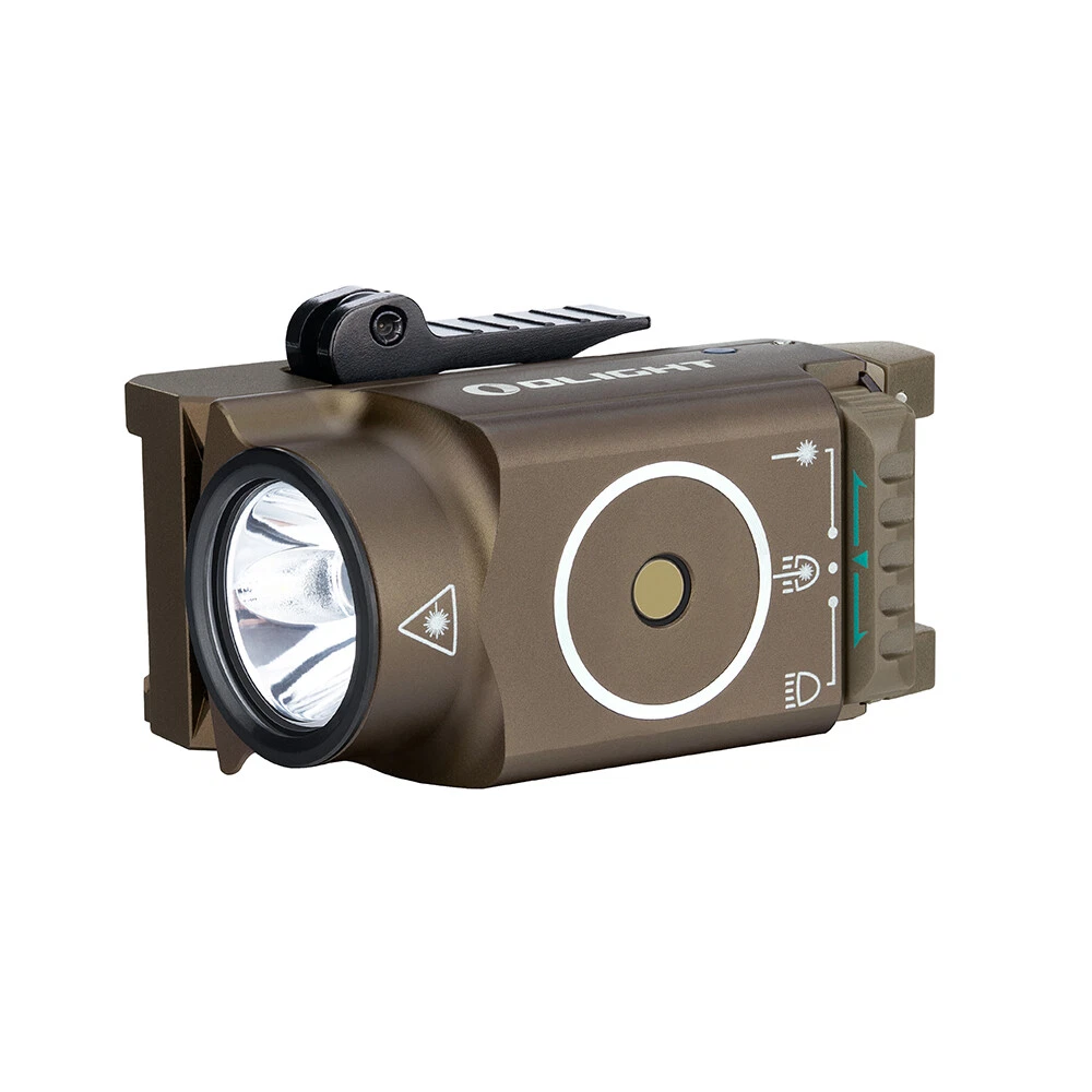 פנס אקדח טקטי קומפקטי עם לייזר ירוק Olight Baldr Mini 600 Lumens