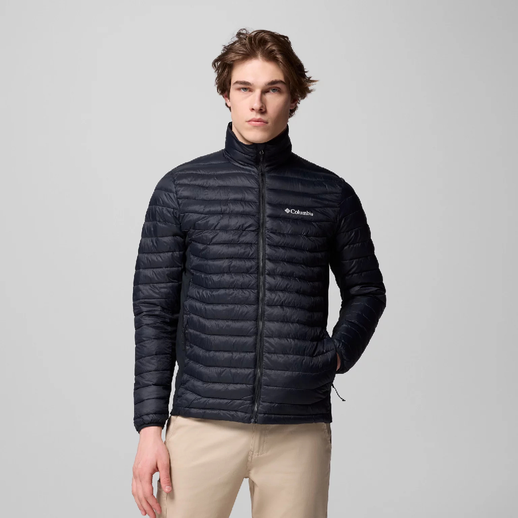 מעיל פוך סינטטי לגברים Powder Pass Hybrid JACKET