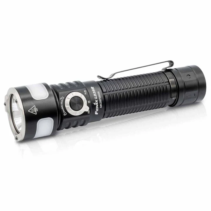 LD35R פנס עם מגנט + אור לבן , אדום וכחול
