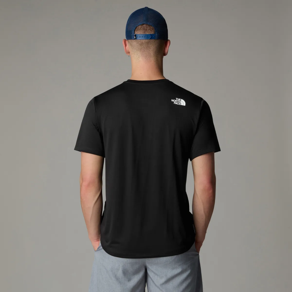 חולצת דרייפיט קצרה לגברים The North Face 24/7 - שחור