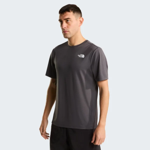 חולצת דרייפיט קצרה לגברים The North Face 24/7 - אפור