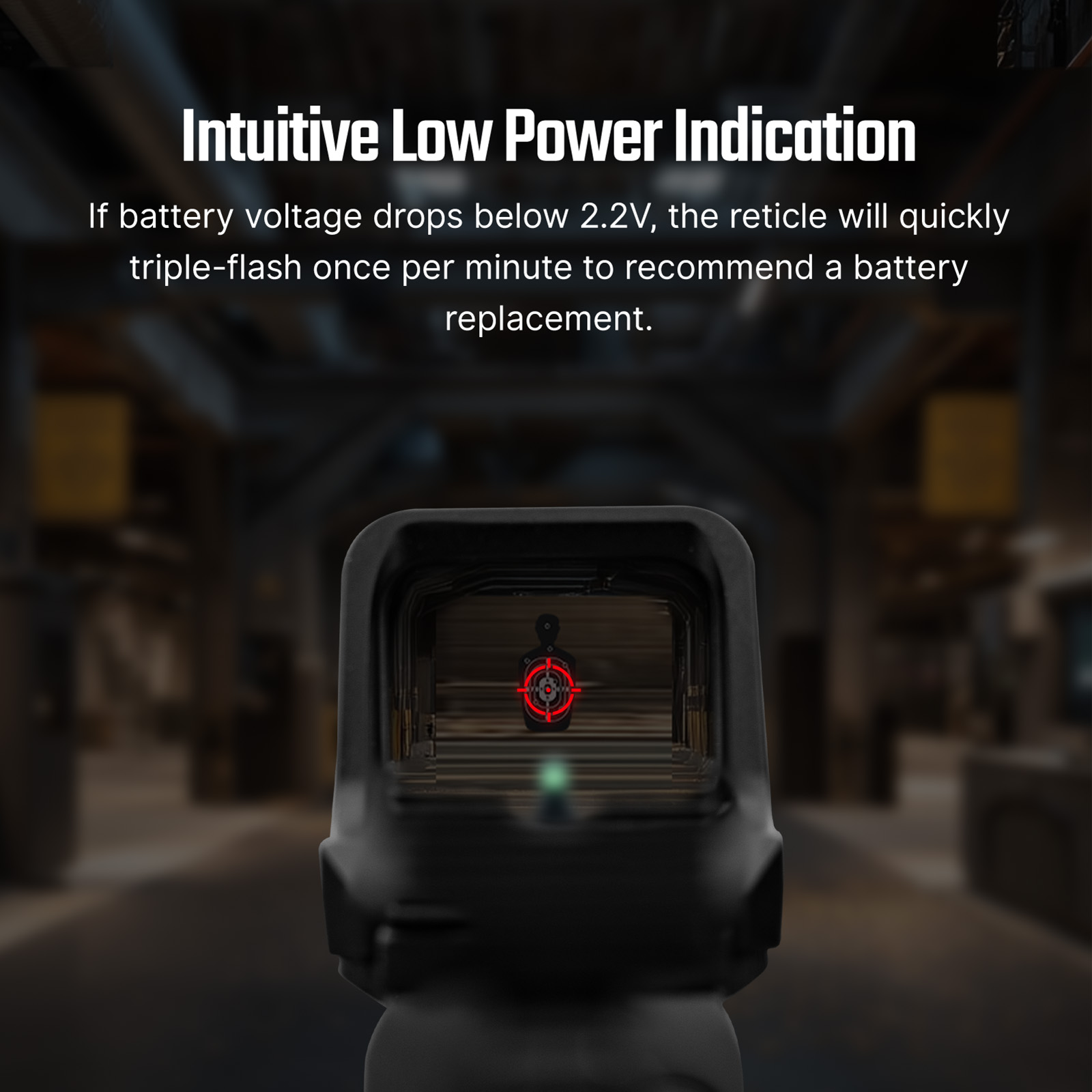 כוונת השלכה נקודה אדומה Osight C Multi-Reticle Red Dot Sight