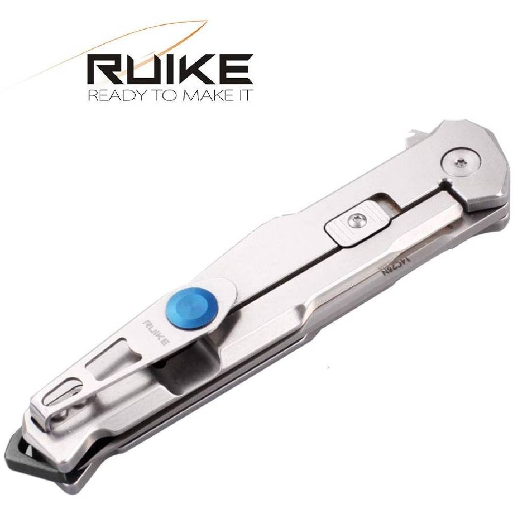 סכין כיס טקטית - Ruike 14C28N - סכין P108 - כסוף