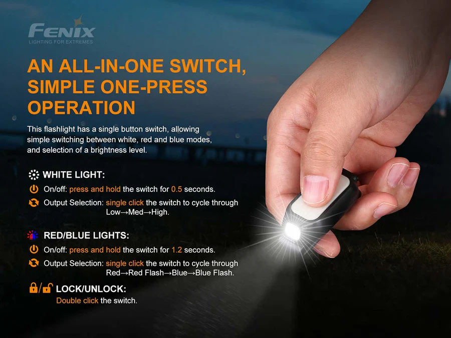 פנס מפתח וסימון אולטרה-קומפקטי Fenix MINI-LITE EDC – תמונה 7