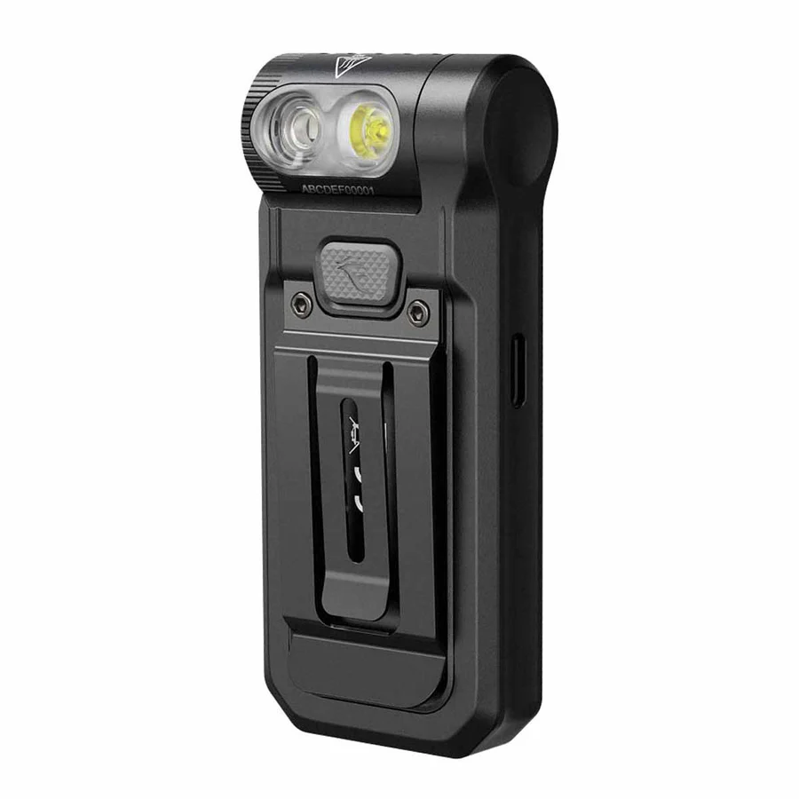 פנס קליפס מגנטי נטען Fenix SW05R-RED עם תאורה לבנה ואדומה – תמונה 4
