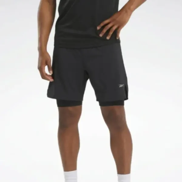 מכנסיים קצרים Reebok Running 2-in-1 Short