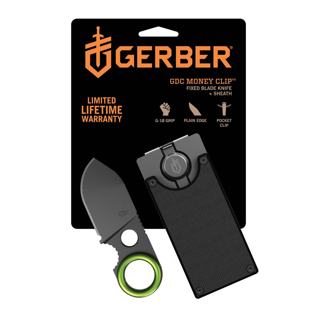 סכין קליפס Gerber GDC עם להב סכין מובנה
