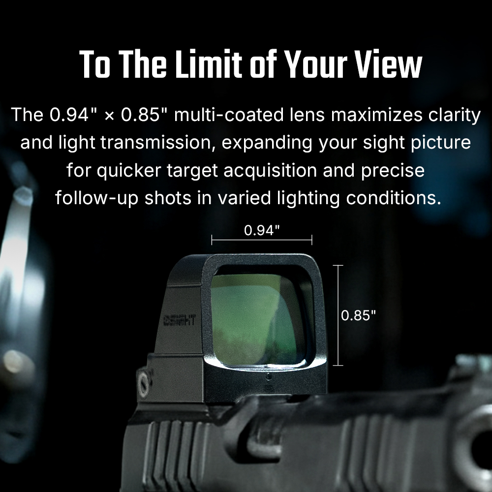 כוונת אופטית פתוחה עם ציין ירוק Olight Osight X Open Green