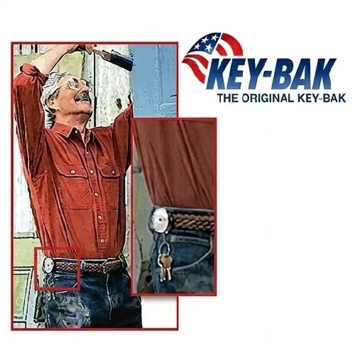 מחזיק מפתחות שרשרת קפיצי 5B KEY-BAK – תמונה 4