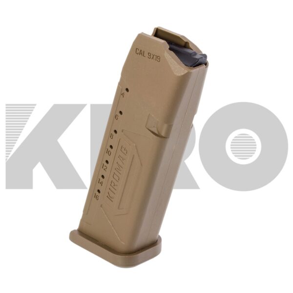 מחסנית פולימרית סופרת 17 כדור לגלוק 9x19 ורמון - קירו - מדברי