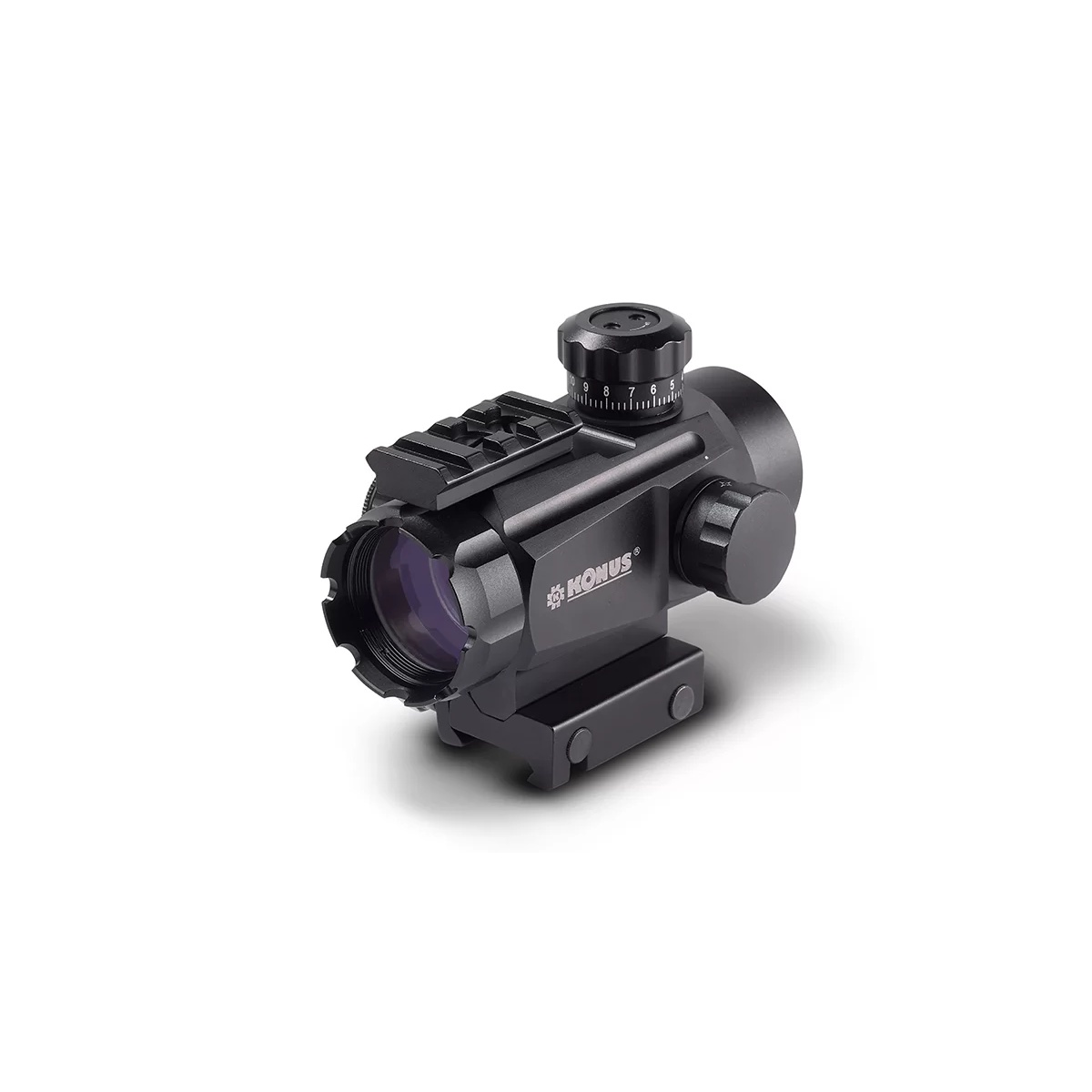כוונת השלכה נק' אדומה/ירוקה עדשה גדולה 35 מ"מ KONUS SIGHT PRO TR 7378