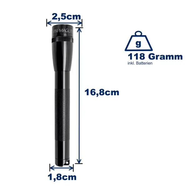 פנס Maglite Mini LED 2XAA (קופסה)