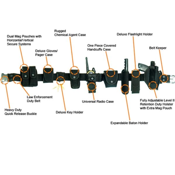 מערכת חגור שוטר/סייר מלאה UTG Crime Buster PVC-B998B