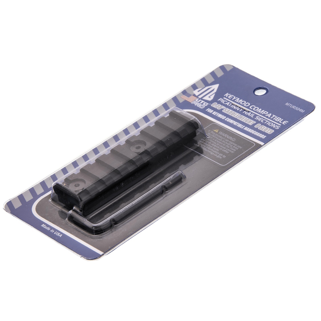 מקטע מסילת פיקטיני UTG PRO KeyMod 8 חריצים MTURS04M – תמונה 4