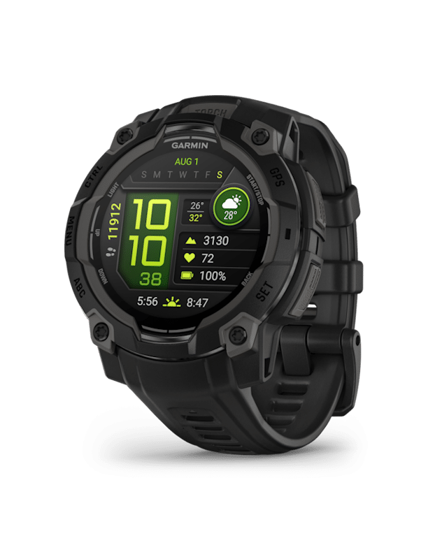 שעון חכם 45 מ"מ Instinct 3 AMOLED Black Bezel מבית GARMIN