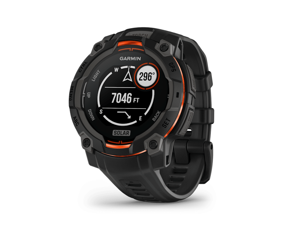 שעון ספורט חכם Instinct 3 Solar 45mm Black Bezel מבית GARMIN