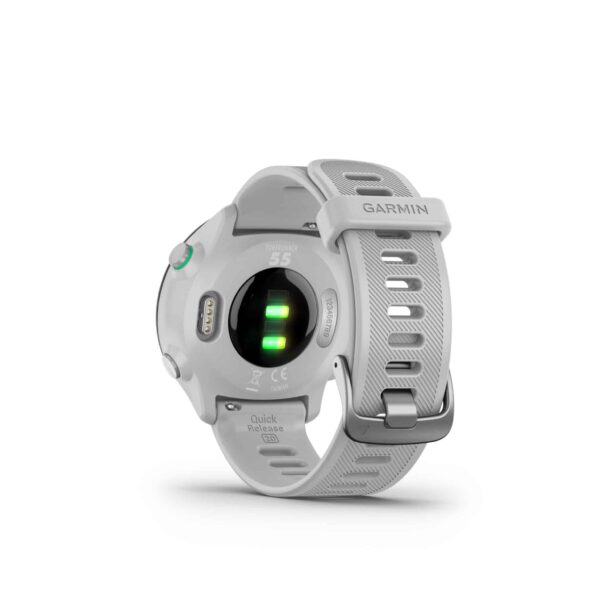 שעון ריצה 42 מ”מ FORERUNNER 55 מבית GARMIN – צבע: לבן