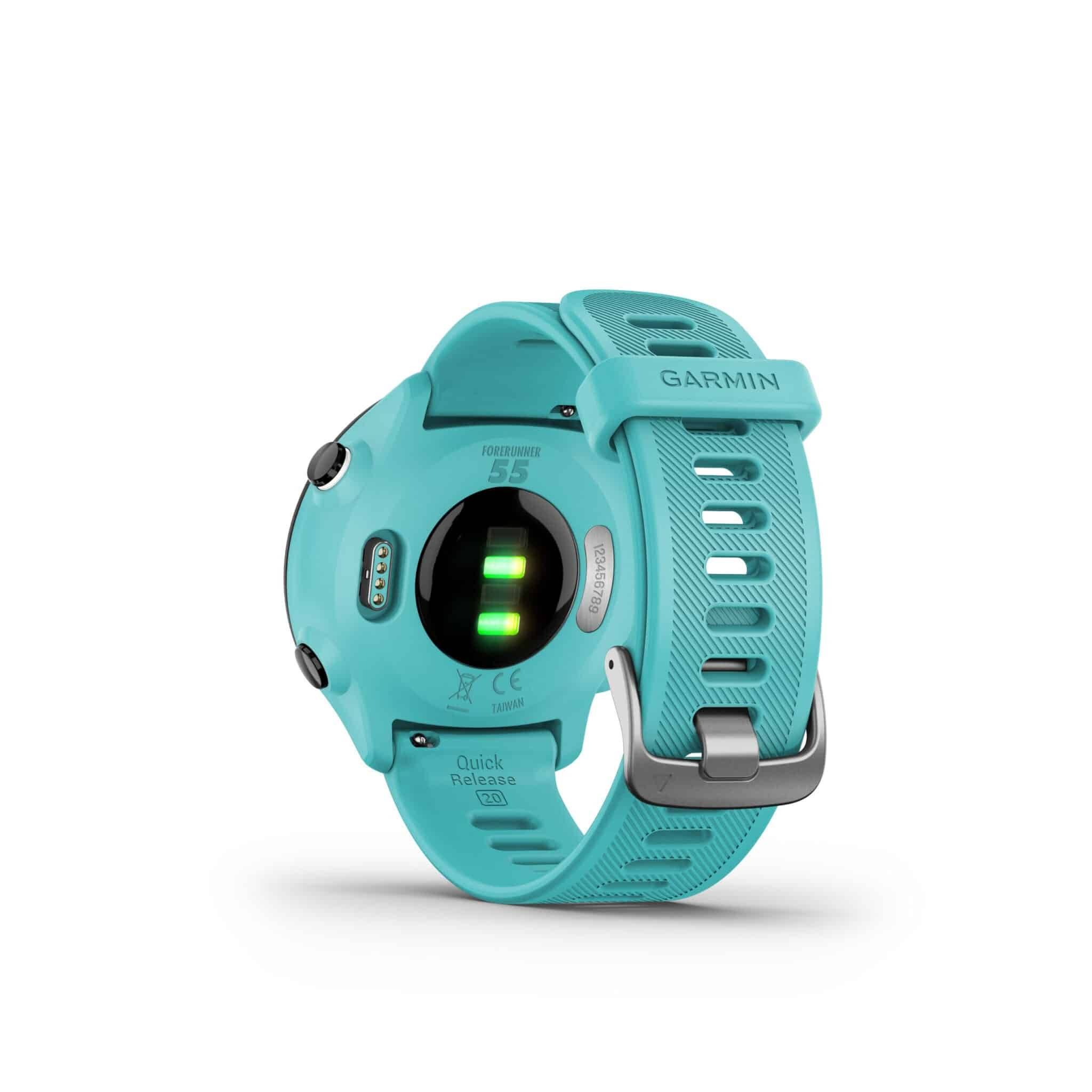 שעון ריצה 42 מ"מ FORERUNNER 55 מבית GARMIN - צבע: טורקיז – תמונה 2
