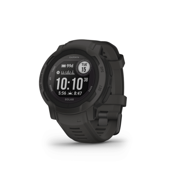 שעון חכם Instinct 2 Solar Graphite מבית GARMIN