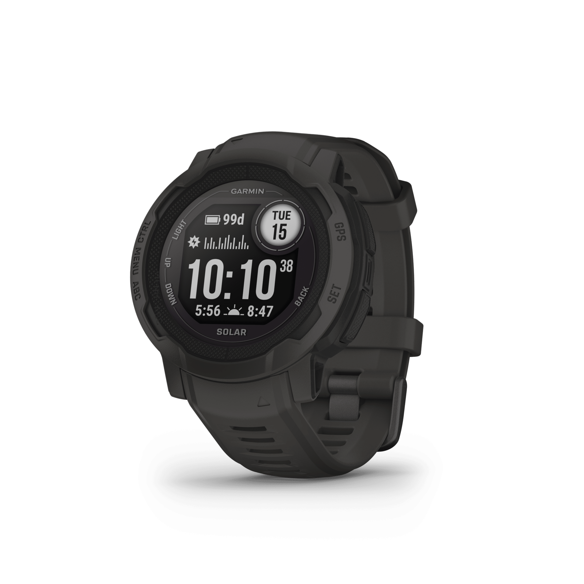 שעון חכם Instinct 2 Solar Graphite מבית GARMIN