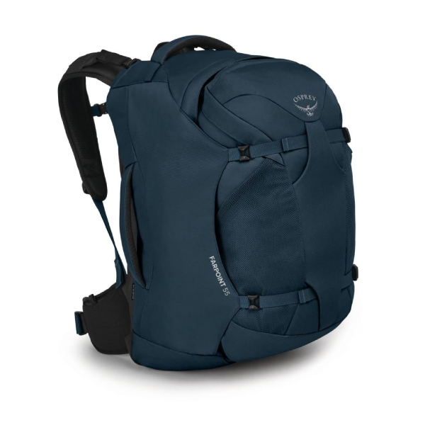 תרמיל מזוודה כחול OSPREY FARPOINT 55