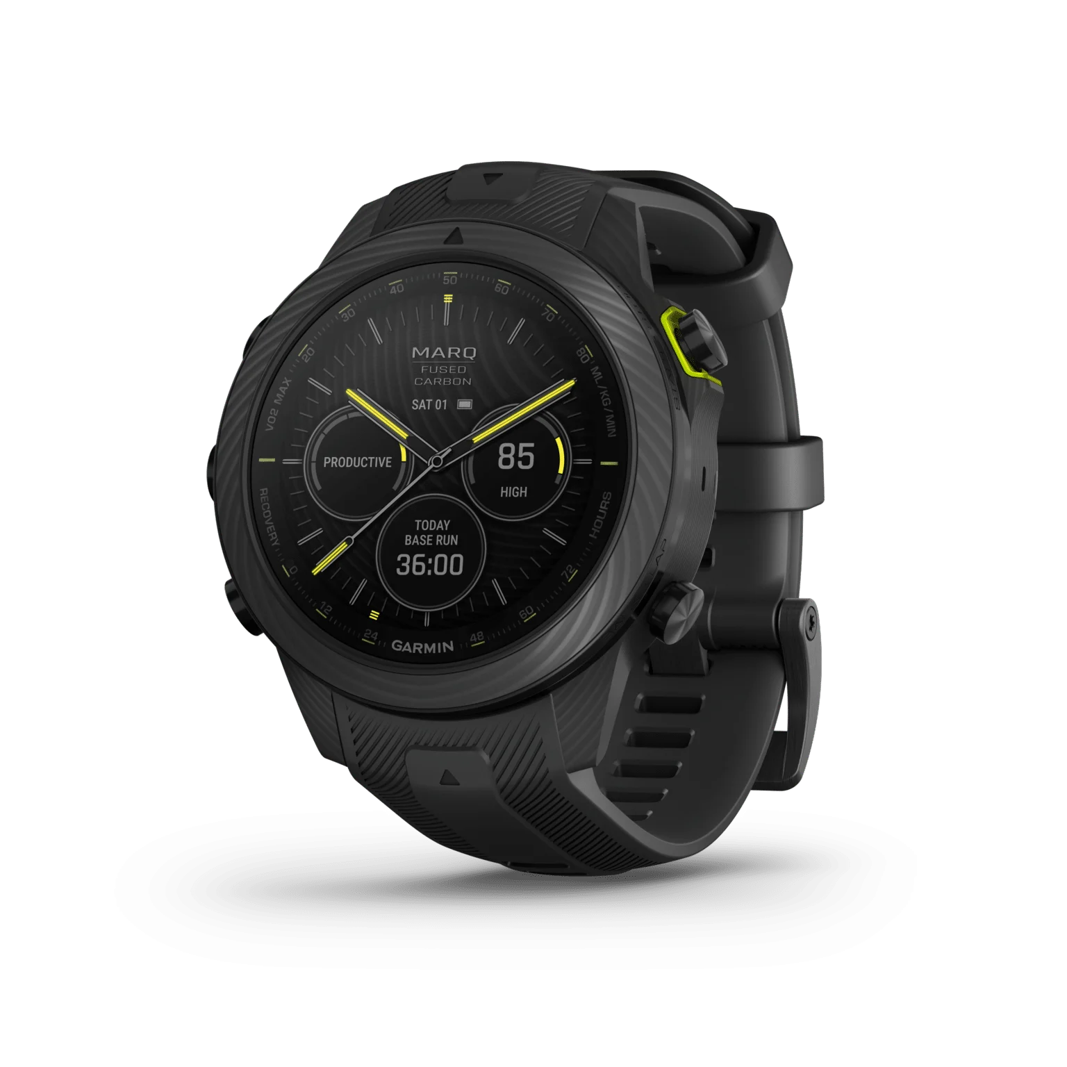 שעון חכם – MARQ Athlete Gen 2 – Carbon Edition - צבע: שחור