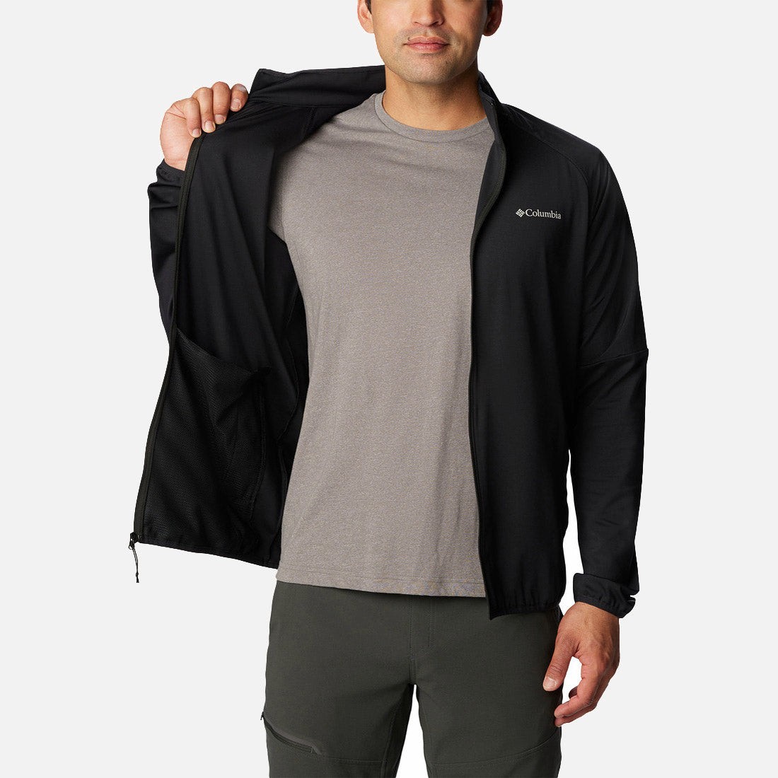 מעיל פליס לגברים Black Mesa Knit F/Z – תמונה 4