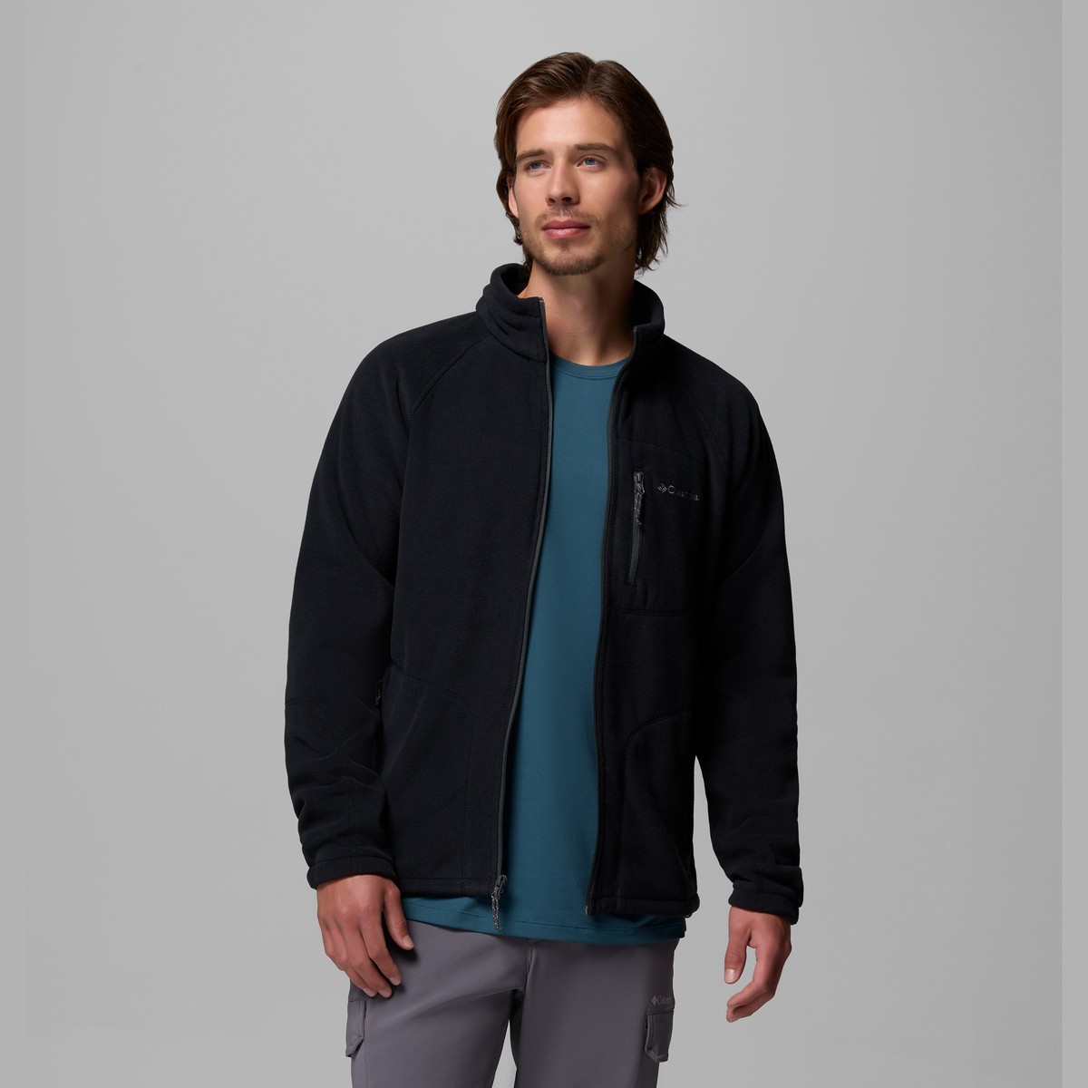 מעיל פליס לגברים Fast Trek Full Zip – תמונה 4