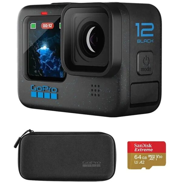 מצלמת אקסטרים HERO12 Black Specialty Bundle + כרטיס זיכרון + תיק נשיאה 170112-2H