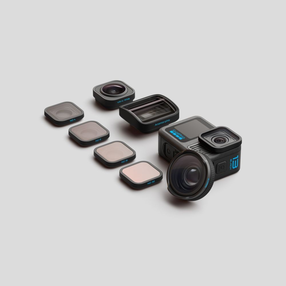 מצלמת אקסטרים GoPro HERO13 BLACK + HB series lens collection CHDRB-132-RW – תמונה 4