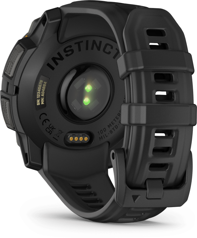 שעון ספורט חכם Instinct 3 Solar 45mm Black Bezel מבית GARMIN – תמונה 3