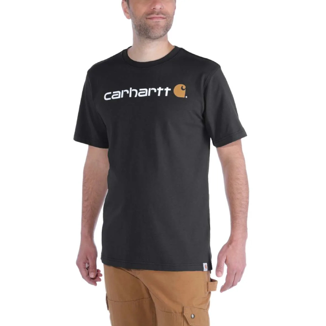 חולצת טי לוגו חזה ליבה Carhartt Core Logo DEARBORN RELAXED