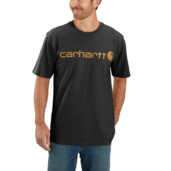 חולצת טי לוגו חזה ליבה Carhartt Core Logo DEARBORN RELAXED – תמונה 3