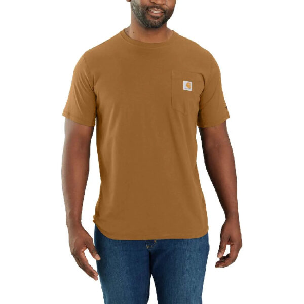 חולצת טי כיס שרוול קצר מנדפת Carhartt Force Pocket