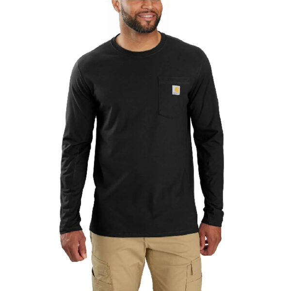 חולצת טי כיס שרוול ארוך מנדפת Carhartt MIDWEIGHT POCKET T-SHIRT