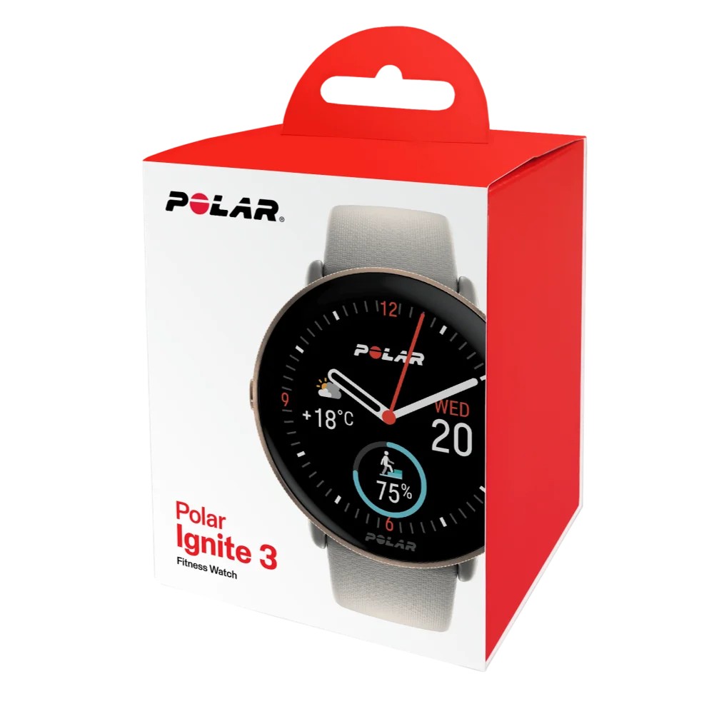 שעון כושר Polar Ignite 3 חול-זהב – תמונה 8