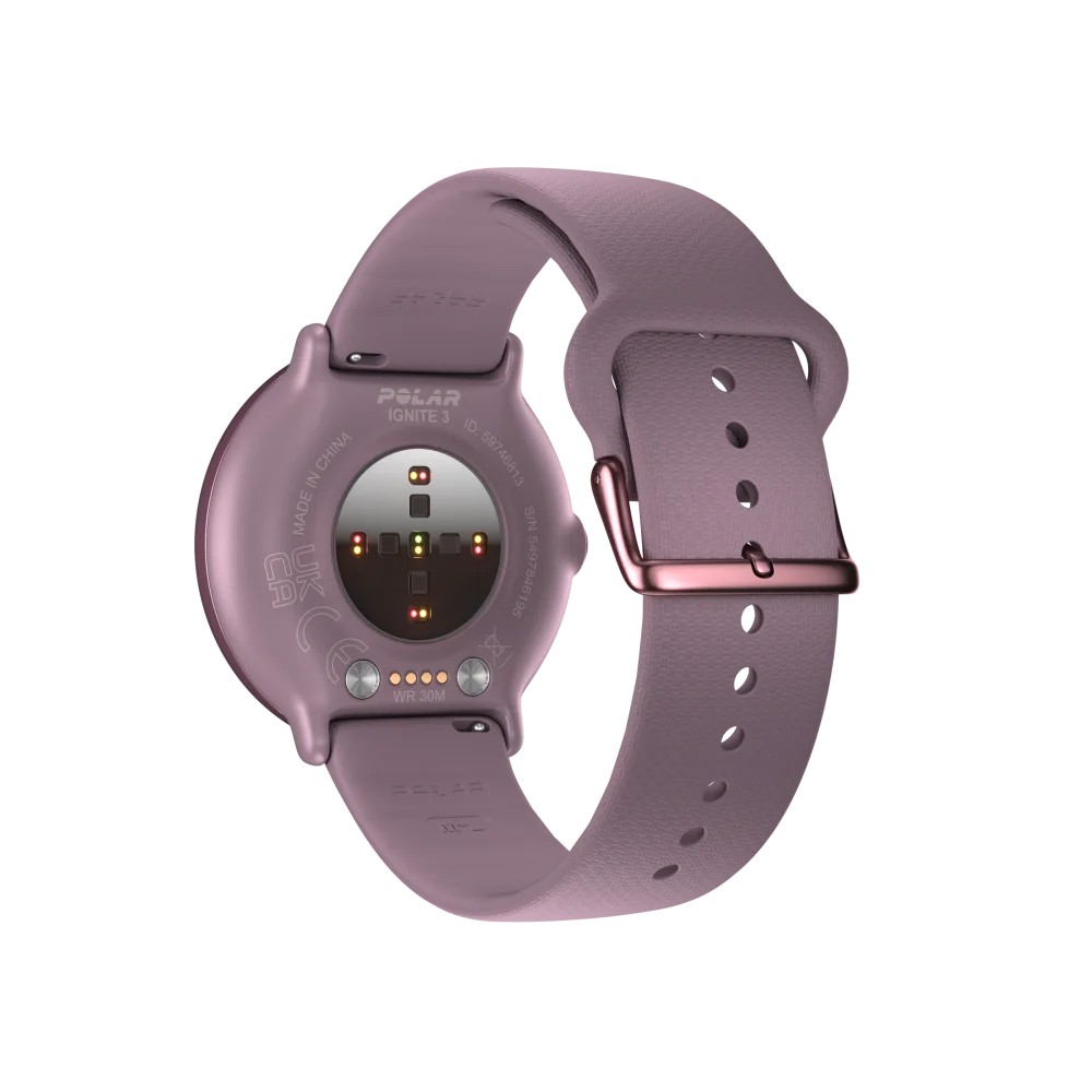 שעון כושר Polar Ignite 3 סגול-לילך – תמונה 2