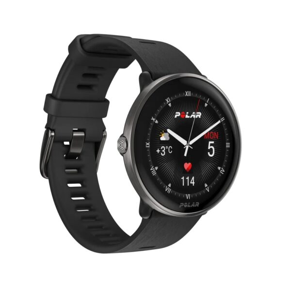 שעון כושר Polar Ignite 3 טיטניום שחור/כסף