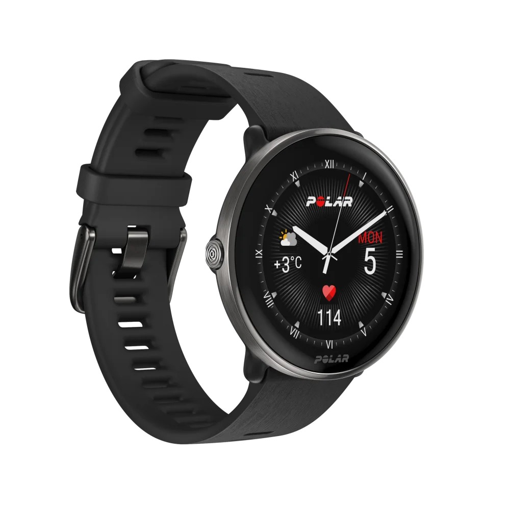 שעון כושר Polar Ignite 3 טיטניום שחור/כסף