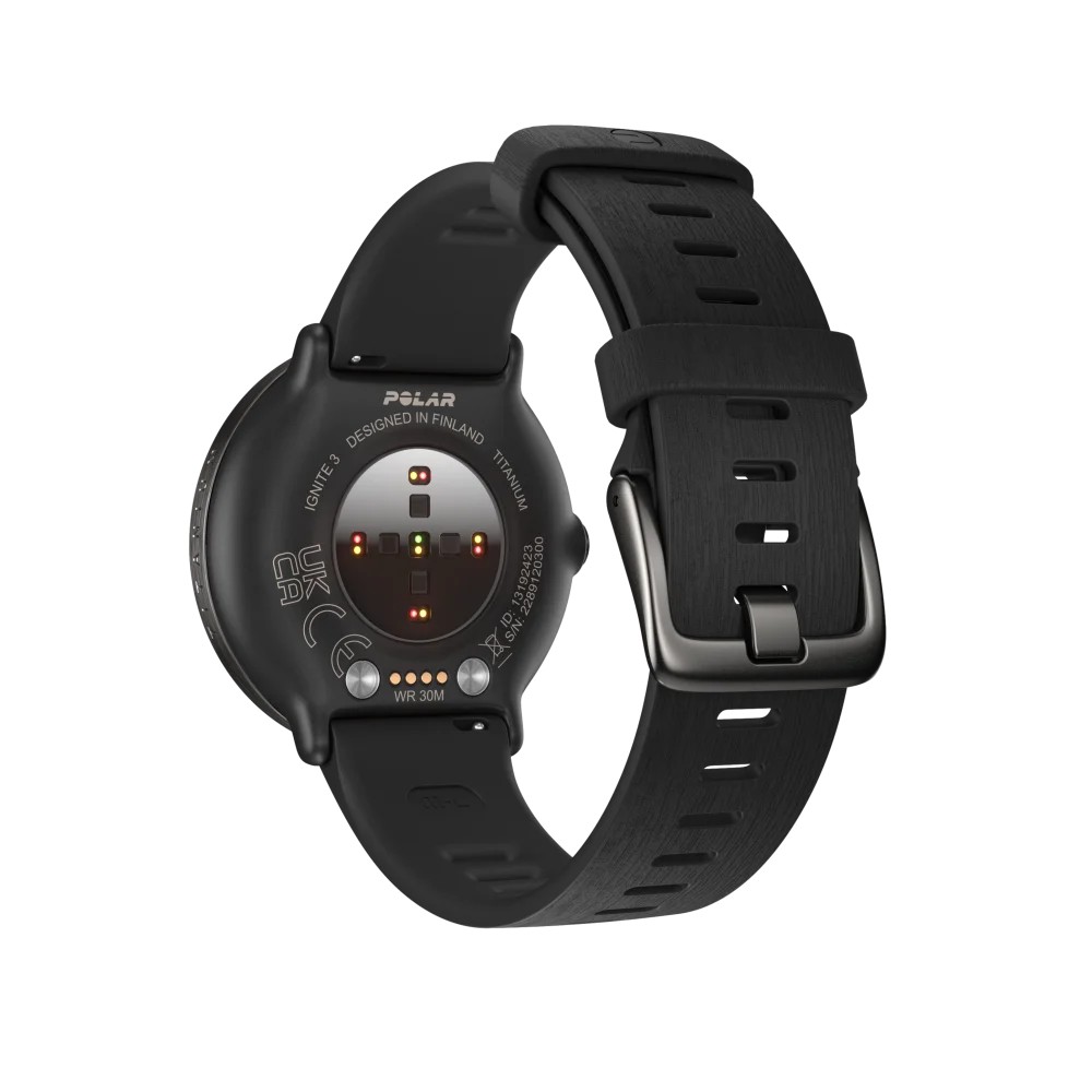 שעון כושר Polar Ignite 3 טיטניום שחור/כסף – תמונה 3