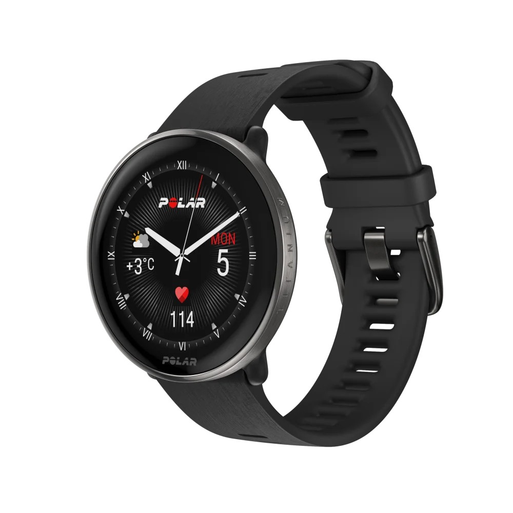 שעון כושר Polar Ignite 3 טיטניום שחור/כסף – תמונה 4