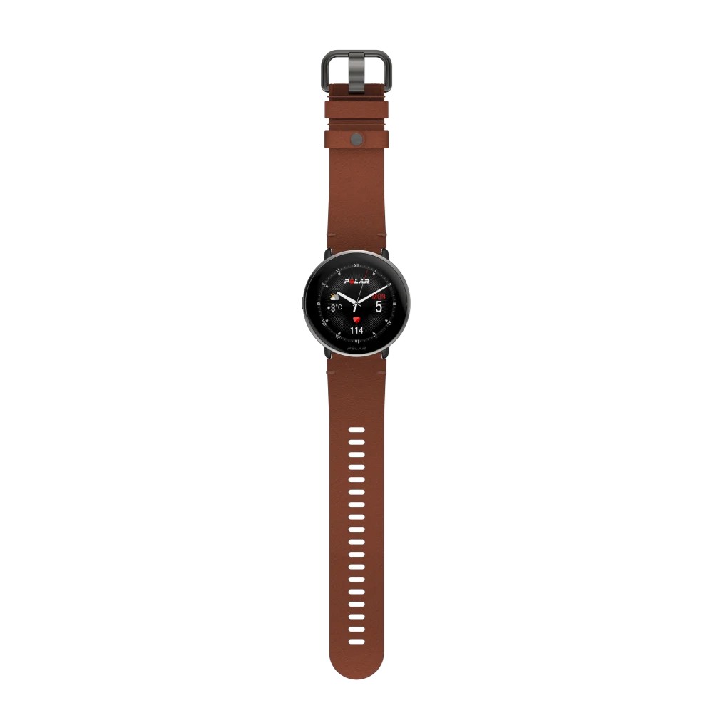 שעון כושר Polar Ignite 3 טיטניום ברונזה עם רצועת עור – תמונה 7