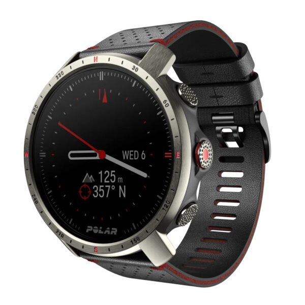 Polar Grit x Pro טיטניום-שעון ריצה מתקדם עם GPS