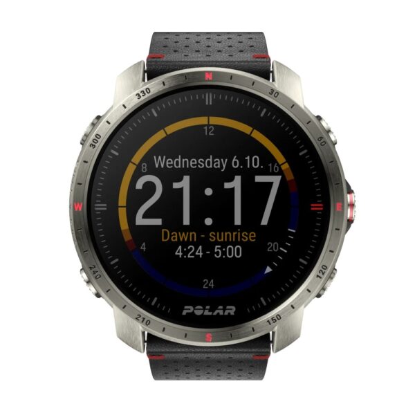Polar Grit x Pro טיטניום-שעון ריצה מתקדם עם GPS