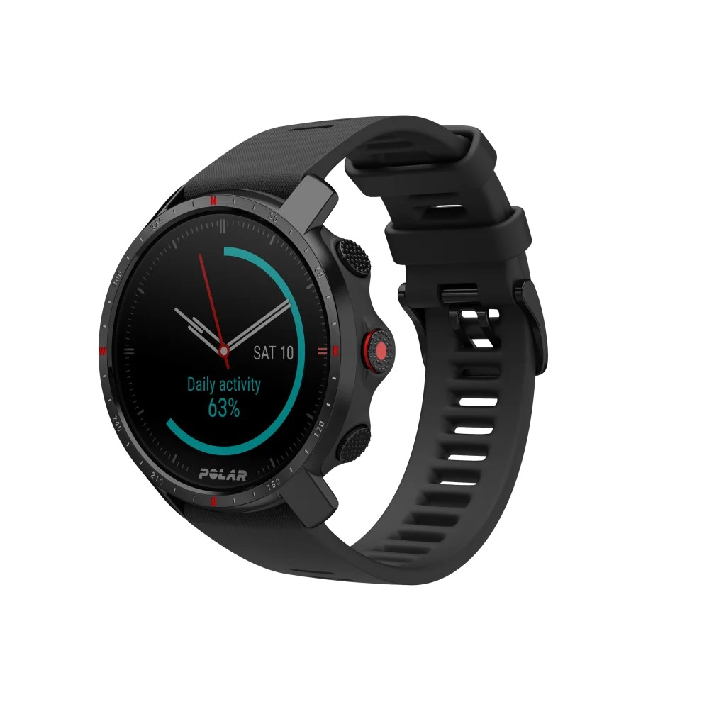 Polar Grit x Pro שחור-שעון ריצה מתקדם עם GPS