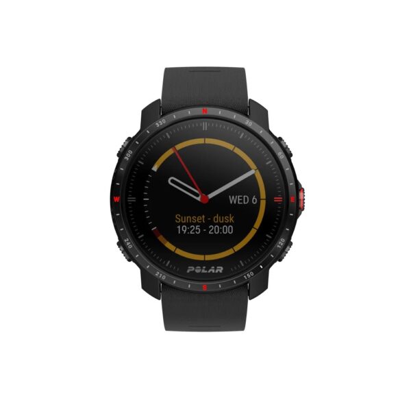 Polar Grit x Pro שחור-שעון ריצה מתקדם עם GPS