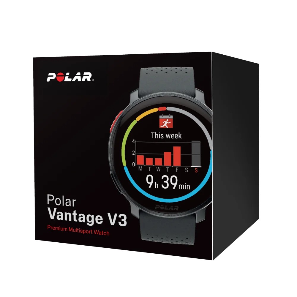 שעון מולטי-ספורט פרימיום Polar Vantage V3 בצבע שחור – תמונה 8